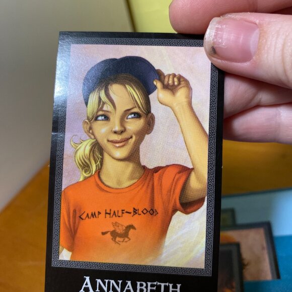 RARE! Percy Jackson Ultimate Guide Hardcover w/ ALL 9 Collectible Trading Cards - Picture 7 of 12